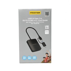 Pisen Card Reader 4 in 1 USB 3.0 + Type C Pisen Card Reader 4 in 1 USB 3.0 + Type C