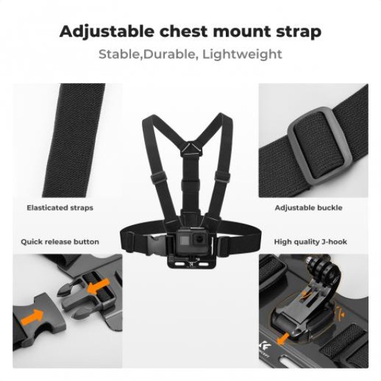 K&F Concept Chest Strap & Head Strap