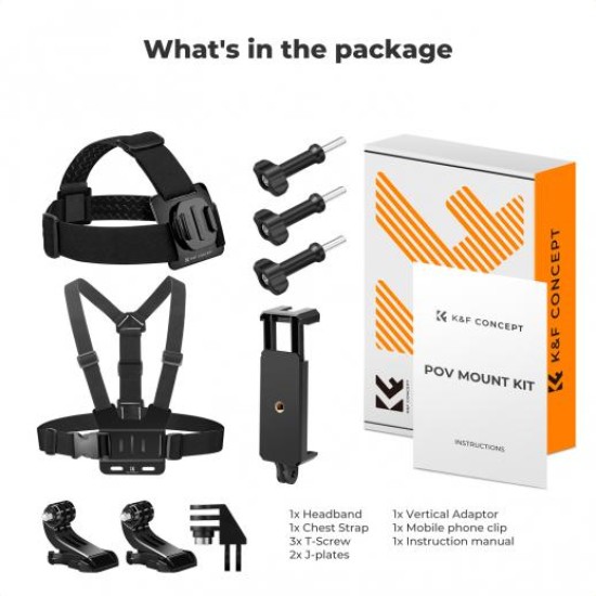 K&F Concept Chest Strap & Head Strap