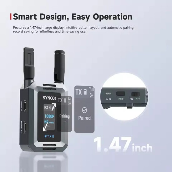 Synco XVision HD Wireless Video HDMI Transmission System Synco XVision HD Wireless Video HDMI Transmission System