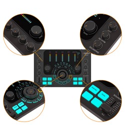 COMICA ADCaster C2 Podcasting/ Recording/ Streaming Multi-functional Audio Interface