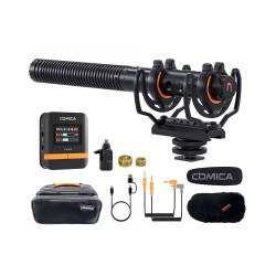 COMICA VM40 Super Cardioid Wireless Shotgun Microphone COMICA VM40 Super Cardioid Wireless Shotgun Microphone