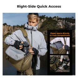 K&F Concept 30L Champagne Camera Backpack