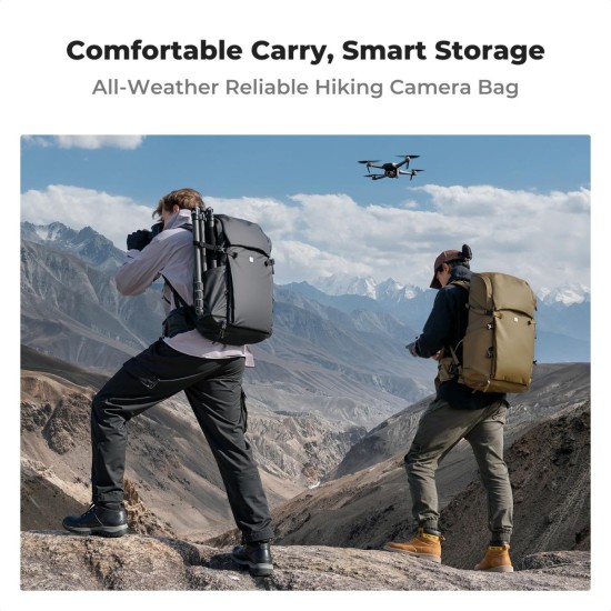 K&F Concept 30L Champagne Camera Backpack K&F Concept 30L Champagne Camera Backpack