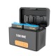 ZGCINE Charging case for GoPro + 2 Batteries 901 for hero 11/10/9/8/7/6/5