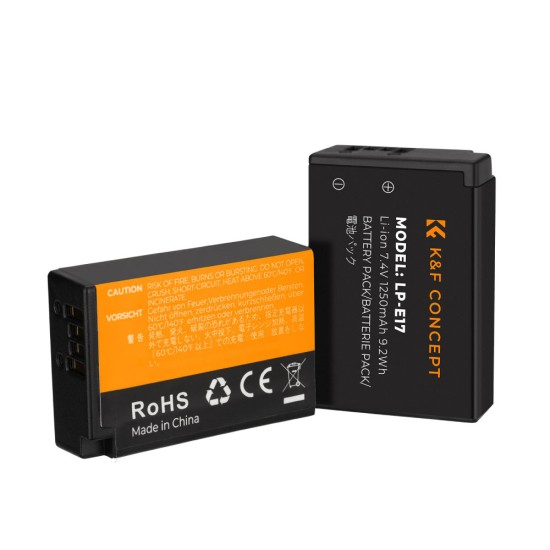 K$F Concept LP-E17 Replacement Battery K$F Concept LP-E17 Replacement Battery