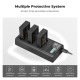 K&F Concept LP-E17 Battery Pack - 3 Batteries + Tripple Charger K&F Concept LP-E17 Battery Pack - 3 Batteries + Tripple Charger