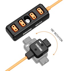 ZGCINE MD-P4 D-Tap to 4 D-Tap one point four Splitter Adapter Cable ZGCINE MD-P4 D-Tap to 4 D-Tap one point four Splitter Adapter Cable