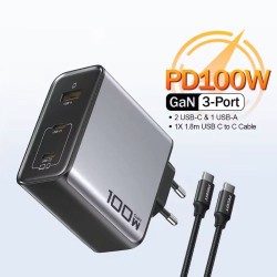 PISEN BOLT Pro 100W 3-Port GaN Fast Charger (TP-C67)