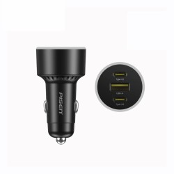 PISEN 60W Multi-port Fast Charging Car Charger 2C1A (TP-C79/Black)