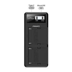 Pisen Dual USB Super Charger for Sony NP-F970 Pisen Dual USB Super Charger for Sony NP-F970