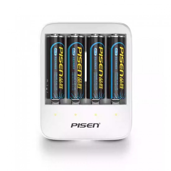 Pisen AA Rechargeable 2200mAh 4Pack + USB Charger 