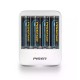 Pisen AA Rechargeable 2200mAh 4Pack + USB Charger 