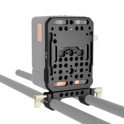 ZGCINE V-Lock Mount Battery Plate with Dual 15mm Rod Clamp - VR-Kit 1 ZGCINE V-Lock Mount Battery Plate with Dual 15mm Rod Clamp - VR-Kit 1