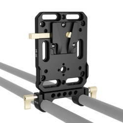 ZGCINE V-Lock Mount Battery Plate with Dual 15mm Rod Clamp - VR-Kit 1 ZGCINE V-Lock Mount Battery Plate with Dual 15mm Rod Clamp - VR-Kit 1