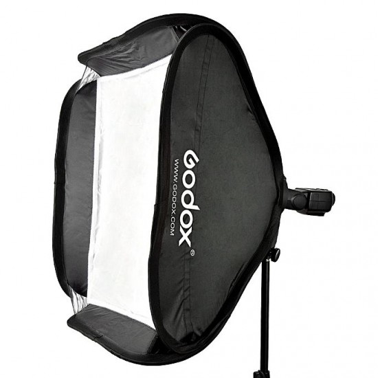 Godox 80 X 80cm Softbox With S-type Bracket Bowens Holder For Speedlite Flash Light