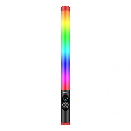 Jmary FM-128 RGB Led Light Waterproof Lighting Bar With OLED Display Indicator