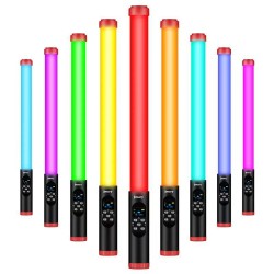 Jmary FM-128 RGB Led Light Waterproof Lighting Bar With OLED Display Indicator Jmary FM-128 RGB Led Light Waterproof Lighting Bar With OLED Display Indicator