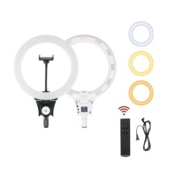 Jmary 12 Inch Selfie Ring Light With Remote + Stand - FM-12R Jmary 12 Inch Selfie Ring Light With Remote + Stand - FM-12R