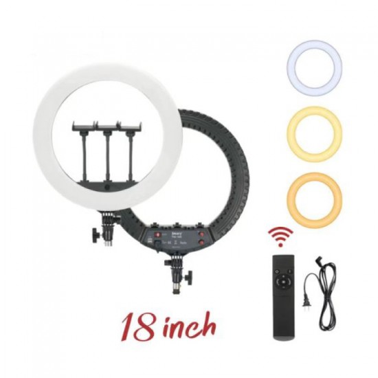 Jmary 18 Inch Selfie Ring Light With Remote + Stand - FM-18R