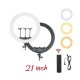 Jmary 21 Inch Selfie Ring Light With Remote, 72W + Stand - FM-21R