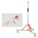 Stainless Steel C Stand Pro 3.2m heavy duty light stand with dolly slider