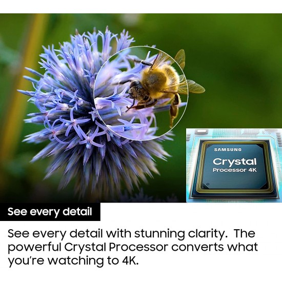 SAMSUNG 43 Inch Crystal UHD 4K Smart TV BU8000 SAMSUNG 43 Inch Crystal UHD 4K Smart TV BU8000