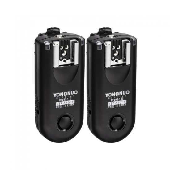 Yongnuo RF-603C II Wireless Flash Trigger (Dual) for Canon 3-Pin Connection