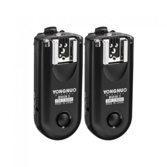 Yongnuo RF-603N II Wireless Flash Trigger (Dual) for Nikon DC2 Connection