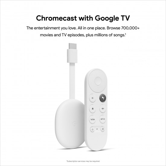 Google Chromecast with Google TV Google Chromecast with Google TV