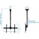 V-STAR TV Ceiling Mount Bracket V-STAR TV Ceiling Mount Bracket